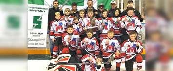 Mooretown Jr. Flags win Atom B Silver Stick in Forest - Jan 26/20 (Submitted photo)