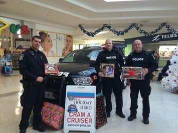 Cram A Cruiser at Lambton Mall (Photo courtesy of Sarnia Police Service)