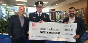 Sarnia Fire Chief Brian Arnold Oct. 8, 2019. (Photo courtesy of City of Sarnia)