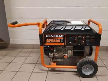 A generator seized by Sarnia police - Jan 18/19 (Photo courtesy of Sarnia police)