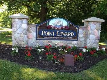 Point Edward Sign. Submitted photo. 