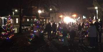 Christmas in the Park. Photo courtesy of the Town of Petrolia via facebook.