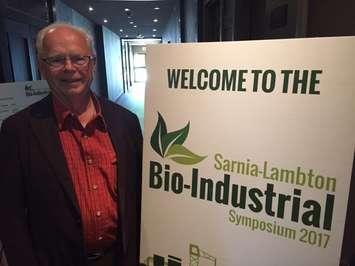 Bio-Industrial Innovation Canada (BIC) advisor Murray McLaughlin at the  Bio-Industrial Symposium 2017. June 14, 2017 (Photo by Melanie Irwin)