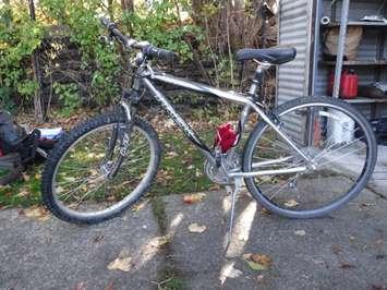 A Stolen Bike Recovered By Sarnia Police - Oct 27/16 (Photo Courtesy of Sarnia Police)