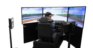 Driving Simulator. Photo courtesy of Shell Canada.