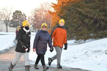 2022 Coldest Night of the Year walk in Sarnia. (Photo courtesy of Habitat for Humanity Sarnia-Lambton) 