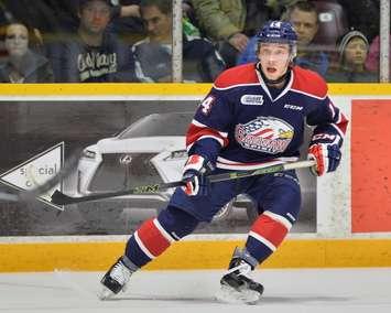 Devon Paliani of the Saginaw Spirit. Photo by Terry Wilson / OHL Images.