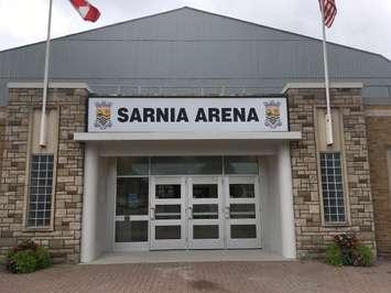 Sarnia Arena upgrades (photo courtesy of Garrett Lajoie) Aug 21/2018