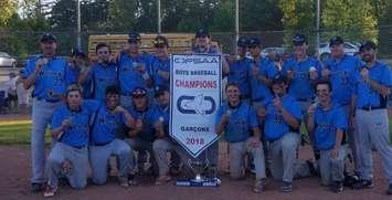 Great Lakes Wolf Pack, OFSSAA Baseball Champs June 13/18. Submitted photo.