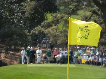 A flag at The Masters golf tournament at Augusta National. 2014. (Photo by mike mik123je from publicdomainpictures.net)