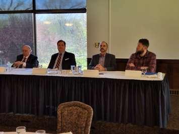 A provincial all candidates forum hosted by the Chamber of Commerce and Seaway Kiwanis (Blackburn Media photo by Josh Boyce)