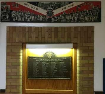 War Memorial Plaque at SCITS (Submitted Photo)