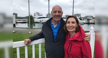 Steve Van Vlaenderen and Darlene Hildebrand head out on the last leg of their Great Lakes sailing journey. June 10, 2019 Photo by Melanie Irwin