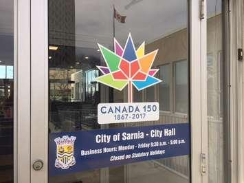 The hours of operation at Sarnia City Hall are set to change. December 5, 2017 (Photo by Melanie Irwin)