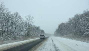 Highway 402 Photo submitted by Melanie Irwin  Jan.1,2017