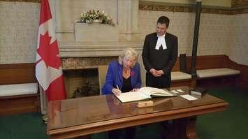 MP Marilyn Gladu sworn in as the official Member of Parliament for Sarnia-Lambton on November 6. Submitted Photo.