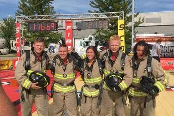 Lambton College Fire Fit Team. Photo courtesy of Lambton College.