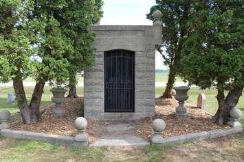 Hillsdale Cemetery Tomb (photo courtesy of Petrolia Heritage Committee) Aug. 20, 2018