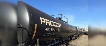 Procor oil tank car. April 29, 2014. (Photo by Sam Beebe from flickr)