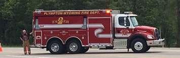 Plympton-Wyoming Fire Department truck. Courtesy of official Plympton-Wyoming website.
