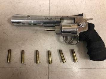 A replica .357 cal revolver seized by Sarnia Police Service (Photo courtesy of Sarnia police)