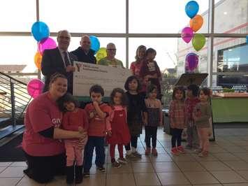Kickoff ceremony for the YMCA's 2017 Strong Kids Campaign in Sarnia-Lambton. February 14, 2017 (BlackburnNews.com photo by Melanie Irwin)