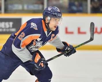 Alex Peters of the Flint Firebirds. Photo by Terry Wilson / OHL Images.