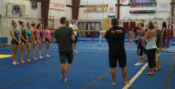 Gymnasts Training At Bluewater Gymnastics - July 25-16 (Blackburnnews.com Photo By Jake Jeffrey)