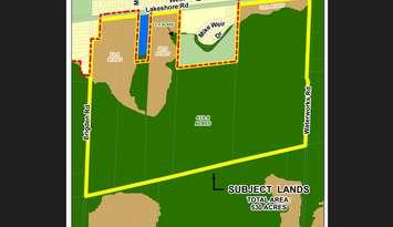 A map of Sarnia's proposed settlement boundary expansion. May 15, 2023 Image courtesy of Sarnia Council Agenda. 
