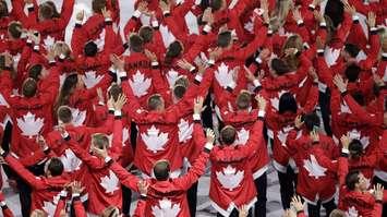 Canadian Olympic Athletes. (Photo via @TeamCanada on Twitter.)