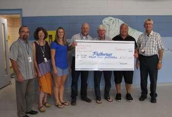 $200,000 cheque presented to Pathways by Catherine Wilson Foundation Sept. 24, 2019 (Submitted photo)