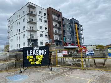 Leasing underway for The Addison on Afton Drive in Sarnia. April, 2023 photo by Melanie Irwin