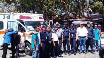 A Lambton EMS ambulance donated to the Bomberos of Nicaragua. March 4, 2019. (Photo from Lambton EMS)