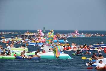 Aug 18, 2019. Floaters from across the U.S and Canada participated in the 2019 Port Huron Float Down. Photo by Luke Durda.