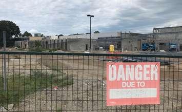 Construction at former St. Clair Secondary School Sarnia. August 29, 2018 Photo by Melanie Irwin