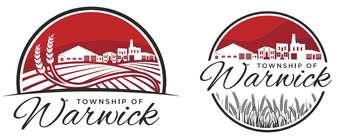 New Warwick Township logos designed by CR Creative. Images courtesy of Warwick Township. August 8, 2022.