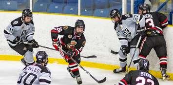 The Sarnia Legionnaires face the LaSalle Vipers - Feb 21/19 (Photo courtesy of Shawna Lavoie)