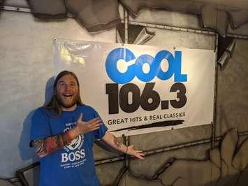 Max Major, morning host of the new Cool 106.3 (BlackburnNews.com photo)