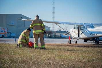 City of Sarnia tests airport emergency response. November 22, 2022. (Photo courtesy of City of Sarnia)