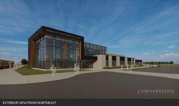 Concept design for the new Gregory A. Hogan school in Sarnia (Photo by Cornerstone Architecture) 