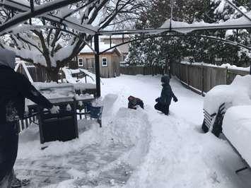 Sarnia-Lambton digs out after early November snow storm. November 12, 2019 Photo by Melanie Irwin