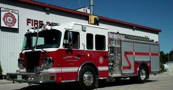 Strathroy Caradoc fire struck from Strathroy Fire Service 