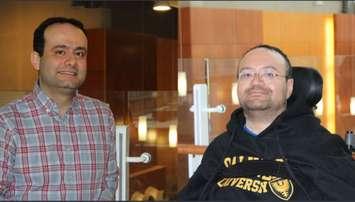 Dr. Nassar Al-Zubaidi (left) and Dr. Amit Rahalkar (right) June, 2019 (Photo courtesy of Bluewater Health)