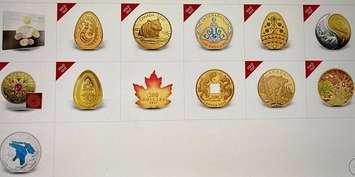 Coins reported stolen from a Lakeshore Road residence - Oct 4/21 (Photo courtesy of Sarnia Police Service)