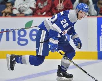 Anthony Tabak of the Sudbury Wolves. Photo by Terry Wilson / OHL Images.