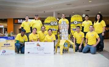 Team Esso wins CANstruction People's Choice Award for 2014. Photo submitted.