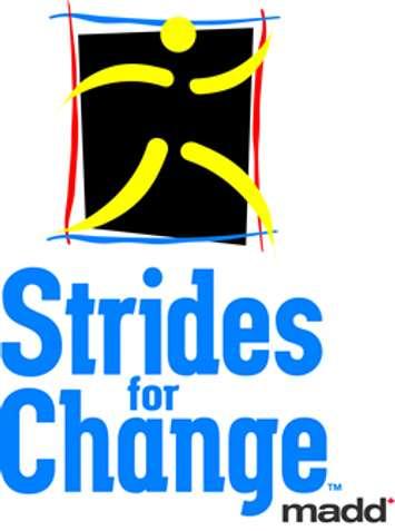 Strides for Change Logo (Courtesy of madd.ca)