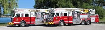 St. Clair Township Fire Trucks (Photo courtesy of St. Clair Township Fire Department on Facebook)