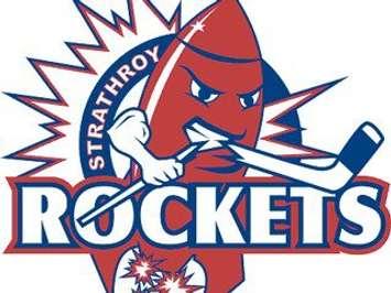 Strathroy Rockets logo. file photo.
