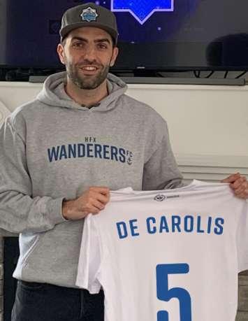 Alex De Carolis. February 21, 2019. (Photo by Halifax Wanderers)